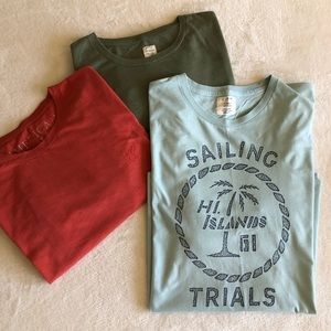 J. Crew & American Eagle 3-Pack T-Shirts